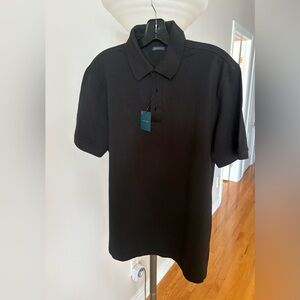 Doppelganger Black Men’s Polo